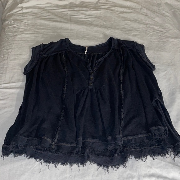 Navy free people top - Picture 2 of 5